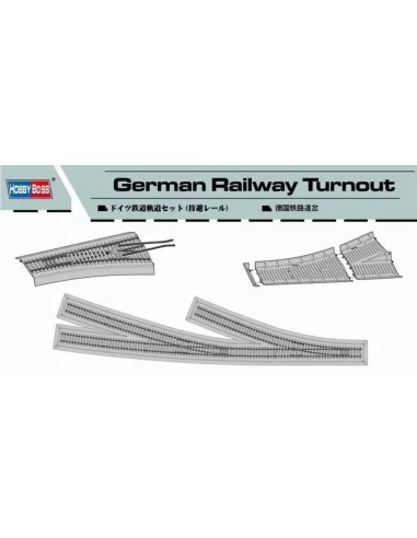 German Railway Turnout, 1/72 - Hobby Boss 82909