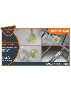 TB.2 painting mask for CP kits, 1/48 - Clear Prop Accessories CPA48018