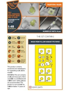 TB.2 painting mask for CP kits, 1/48 - Clear Prop Accessories CPA48018 2