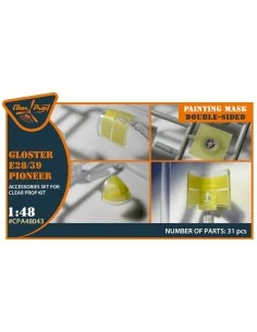 Gloster E28/39 Pioneer double-sided mask for CP kit CP4823, 1/48 - ...
