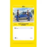 French Gendarmerie Officers, 1/24 - Heller 82751