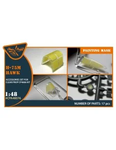 Hawk H-75M painting mask for CP kit CP4806, 1/48 - Clear Prop Acces...
