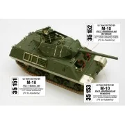 US Tank Destroyer M-10 - Vol.3 - Fenders, 1/35 - Aber Models 35153