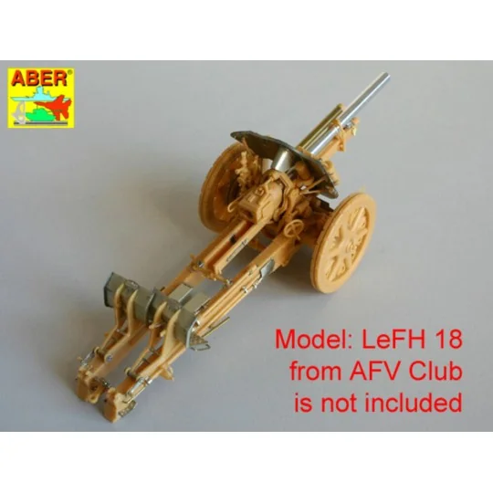 German 105 mm howitzer LeFH 18, 1/35 - Aber Models 35154