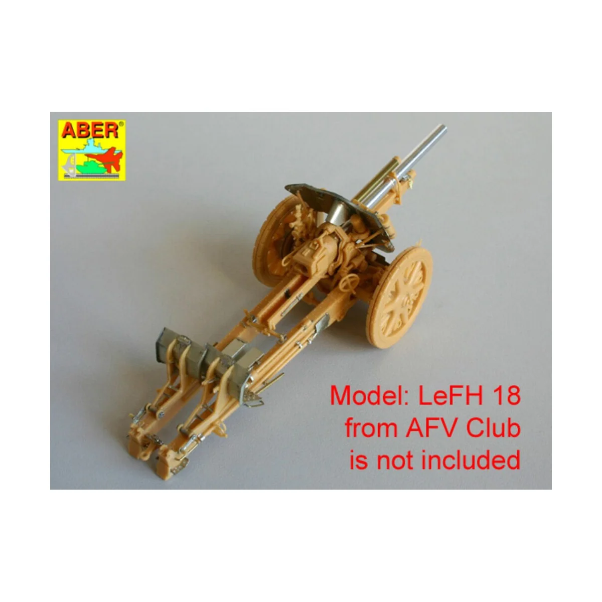 German 105 mm howitzer LeFH 18, 1/35 - Aber Models 35154