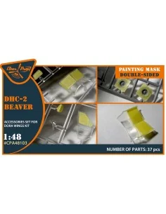 DHC-2 Beaver double-sided painting mask for Dora Wings kit, 1/48 - ...