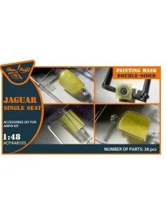 Jaguar Single seat double-sided painting mask for Airfix kit, 1/48 ...