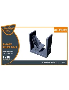 Bf-109E seat with safety belts for Wingsy Kits, 1/48 - Clear Prop A...