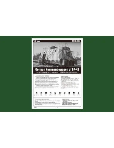 German Kommandowagen of BP-42, 1/72 - Hobby Boss 82924