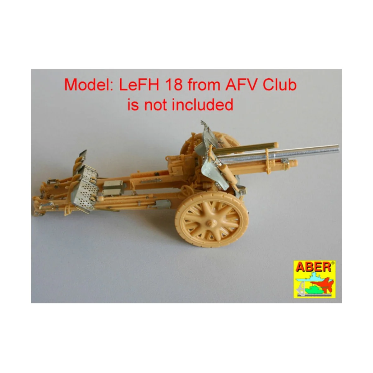 German 105 mm howitzer LeFH 18, 1/35 - Aber Models 35154
