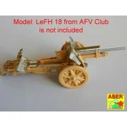 German 105 mm howitzer LeFH 18, 1/35 - Aber Models 35154