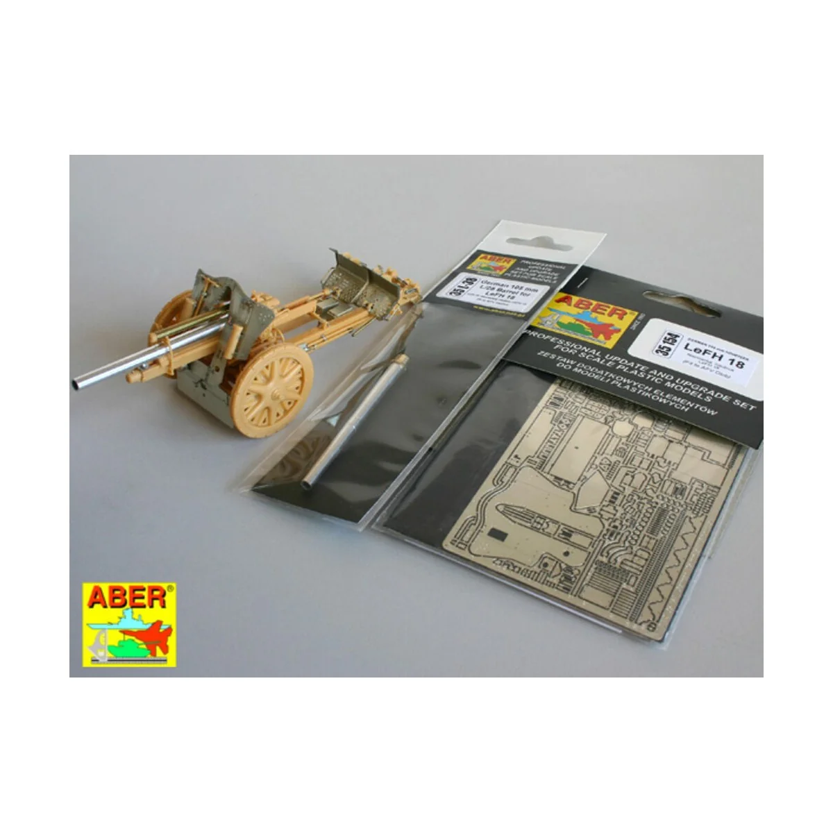 German 105 mm howitzer LeFH 18, 1/35 - Aber Models 35154