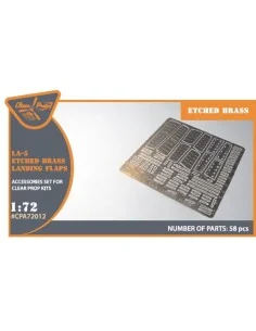 La-5 (all versions) PE landing flaps for CP kits CP72014/CP72015, 1... 2