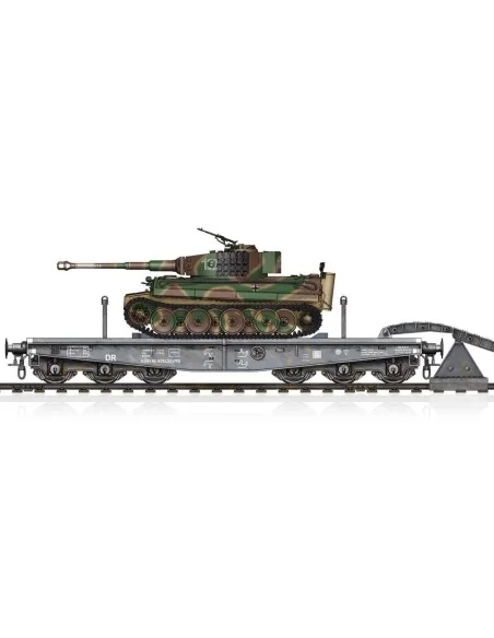 Schwere Plattformwagen Type SSyms 80&Pz.Kpfw.VI Ausf.E Sd.Kfz181 Ti...