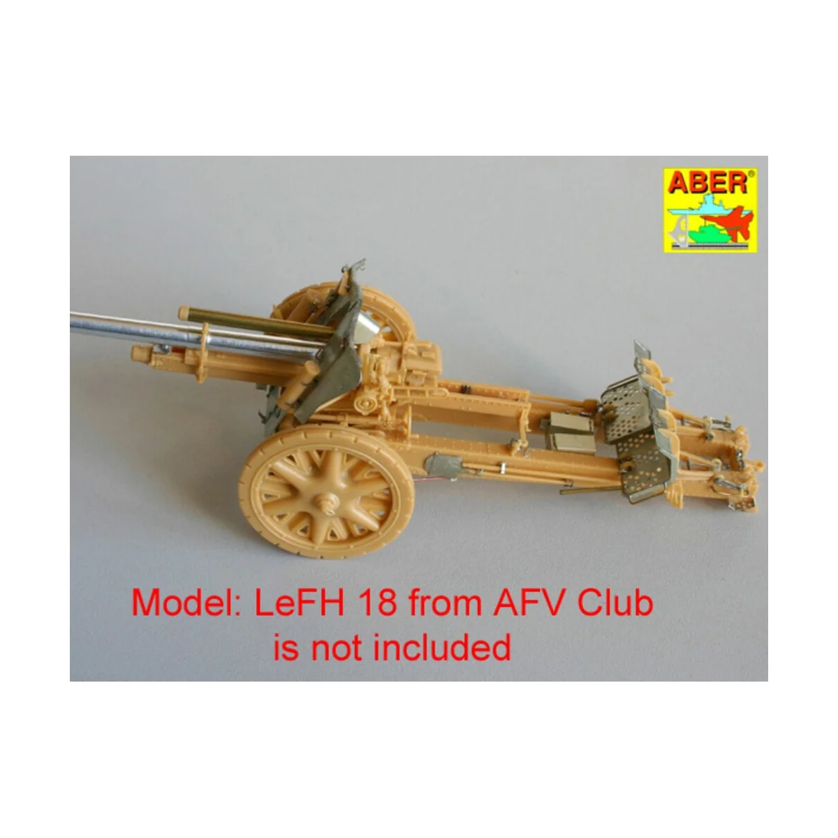 German 105 mm howitzer LeFH 18, 1/35 - Aber Models 35154