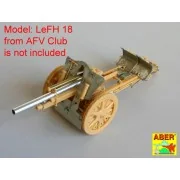 German 105 mm howitzer LeFH 18, 1/35 - Aber Models 35154