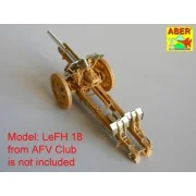German 105 mm howitzer LeFH 18, 1/35 - Aber Models 35154