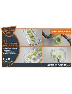 La-5 (late version) painting mask for CP kit CP72015, 1/72 - Clear ... 2