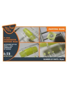 F-104G painting mask for REVELL kit, 1/72 - Clear Prop Accessories ... 2