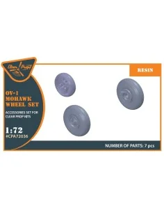 OV-1 A/B/C/D Mohawk wheels set for CP kit ??72016, 1/72 - Clear Pro... 2