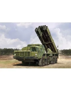 Russian 9A52-2 Smerch-M multiple rocket launcher of RSZO 9k58 Smerc...