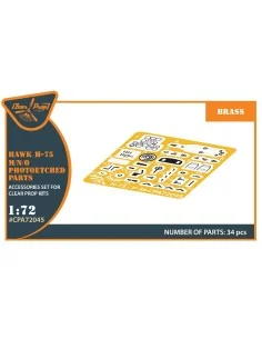 Hawk H-75 M/N/O PE parts for CP kits CP72021/CP72022/CP72029, 1/72 ... 2