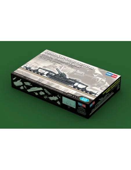 German KARL-Geraet 040/041 on Railway Transport Carrier, 1/72 - Hob...