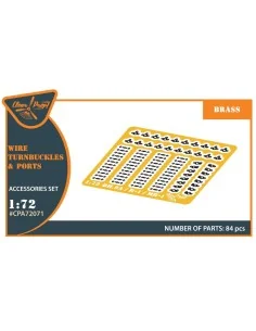 Wire Turnbuckles and ports PE set for CP kits DH.9a/R-1/MR-1, 1/72 ...