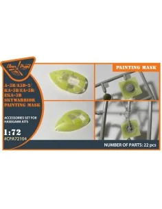 A-3B painting mask for Hasegawa kits, 1/72 - Clear Prop Accessories...