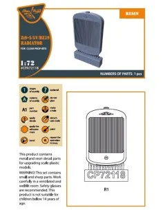 ZiS-5/5V/BZ39 Radiator for CP kits, 1/72 - Clear Prop Accessories C... 2