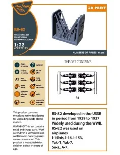 RS-82 used on the following airplanes: I-15bis, I-16, I-153, Yak-1,... 2