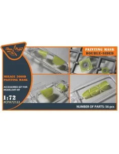 Mirage 2000D double-sided painting mask for Modelsvit kit 72075, 1/... 2
