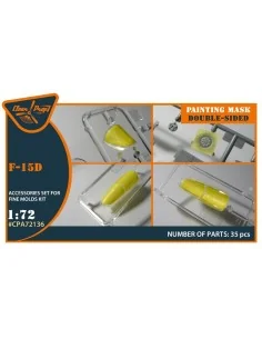 F-15D painting mask for Finemolds kits, 1/72 - Clear Prop Accessori...