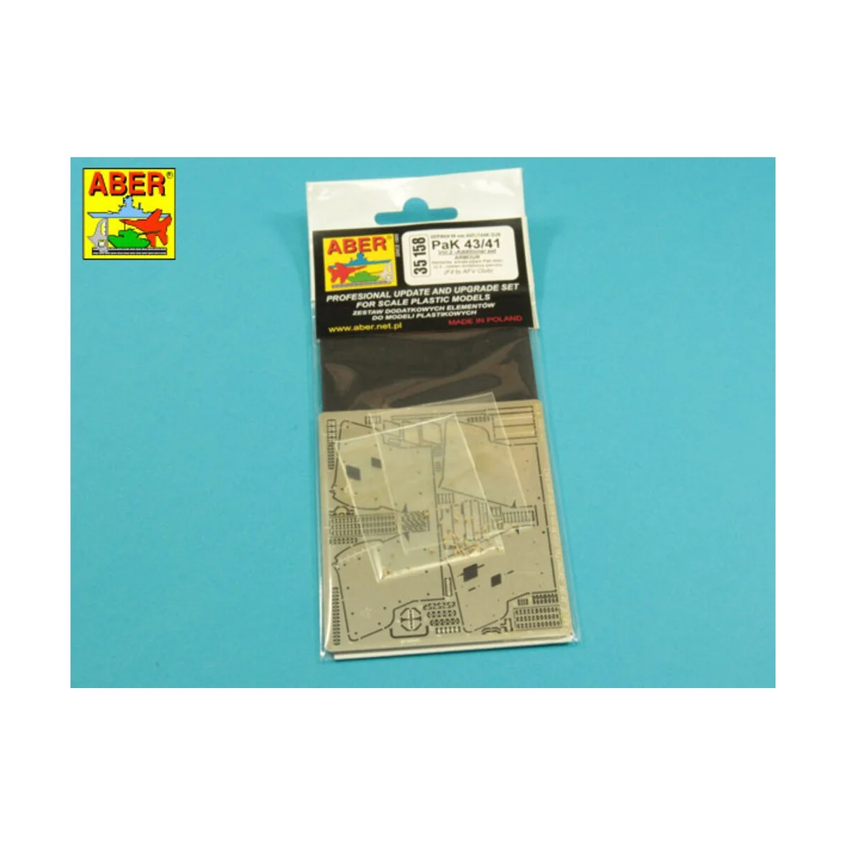 German A/T Gun PaK 43/41 - vol.2- armour, 1/35 - Aber Models 35158 German A/T Gun PaK 43/41 - vol.2- armour, 1/35 - Aber Models 35158