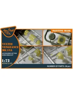 Vultee Vengeance Mk.I/IA painting mask for Dora Wings kit, 1/72 - C...