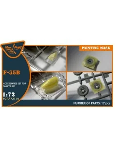 F-35B painting mask for Tamiya kit, 1/72 - Clear Prop Accessories C...