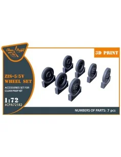 ZiS-5/5V wheel set, 1/72 - Clear Prop Accessories CPA72182