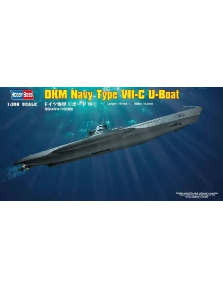 German Navy Type VII-C U-Boat, 1/350 - Hobby Boss 83505