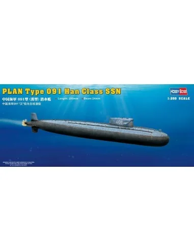 PLAN Type 091 Han Class Submarine, 1/350 - Hobby Boss 83512