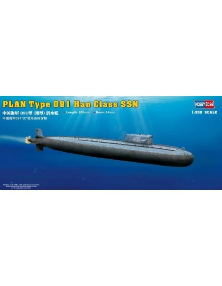 PLAN Type 091 Han Class Submarine, 1/350 - Hobby Boss 83512