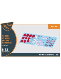 A5M2b Claude (early version) decal set for CP kit CP72006, 1/72 - C... 2