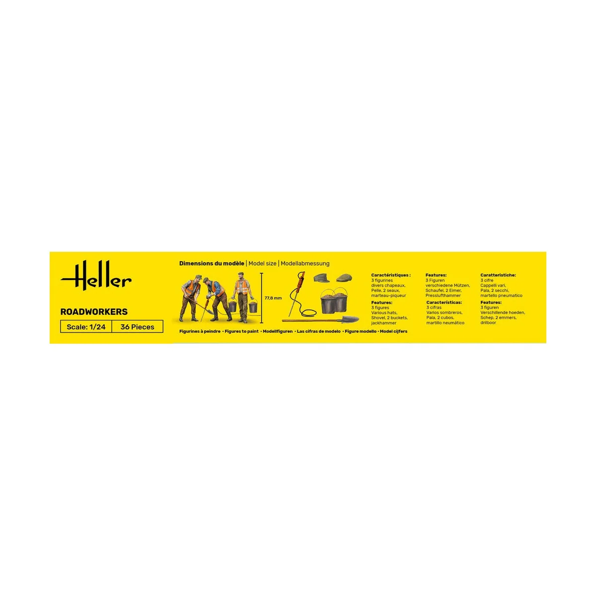 Road Workers, 1/24 - Heller 82754 Road Workers, 1/24 - Heller 82754
