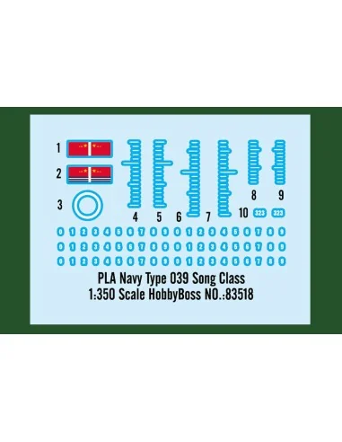 [NO_DESC] PLA Navy Type 039 Song Class, 1/350 - Hobby Boss 83518