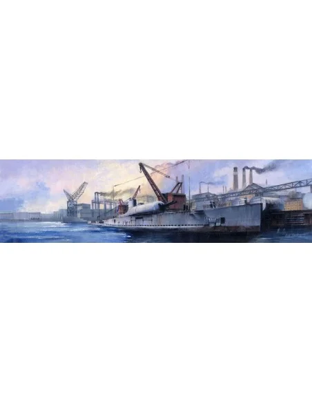 [NO_DESC] French Surcouf Submarine Cruiser, 1/350 - Hobby Boss 83522