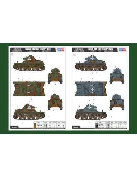French R35 Light Infantry Tank, 1/35 - Hobby Boss 83806