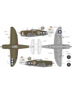 P-47D Razorback, 1/24 - KINETIC K3208 2