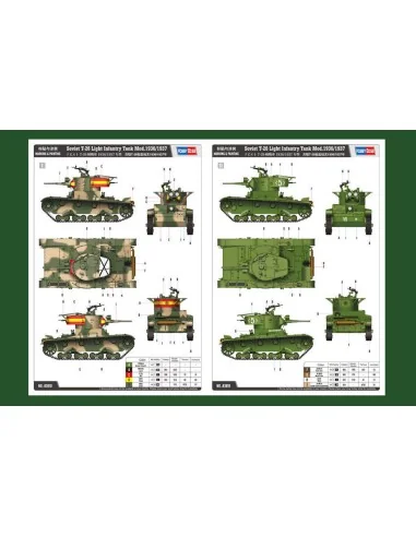 Soviet T-26 Light Infantry Tank Mod.1936, 1/35 - Hobby Boss 83810