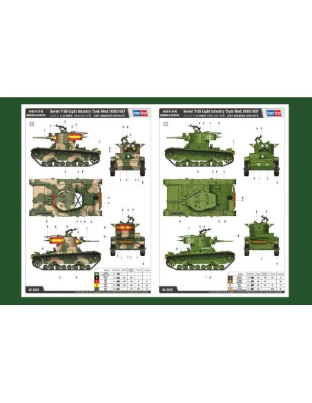 Soviet T-26 Light Infantry Tank Mod.1936, 1/35 - Hobby Boss 83810