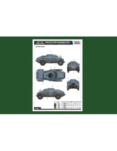 [NO_DESC] German Sd.Kfz.221 Leichter Panzerspahwag, 1/35 - Hobby Bo...