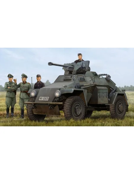 German Le.Pz.Sp.Wg (Sd.Kfz.221) Leichter Panzerspahwagen-Late, 1/35...